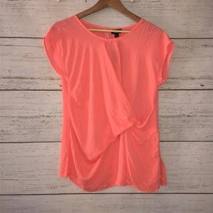 A.N.A. Coral Polyester Women Shell Blouse
